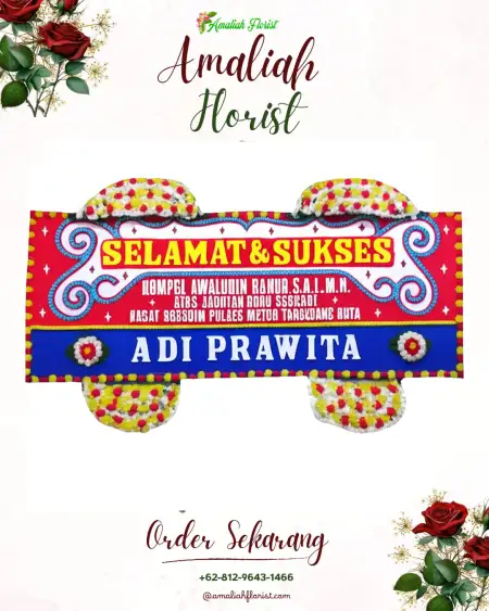 Papan Bunga Ucapan Selamat Bobo
