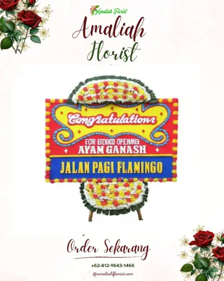 Sewa Papan Bunga Bobo